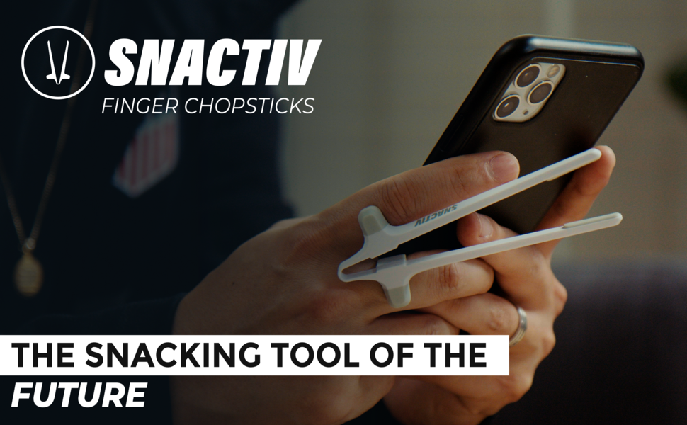 Snactiv Finger Chopsticks The Snacking Tool of the Future